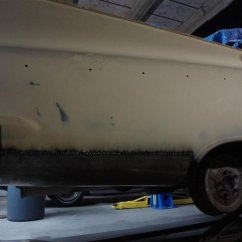 lower rear quarter rust repair