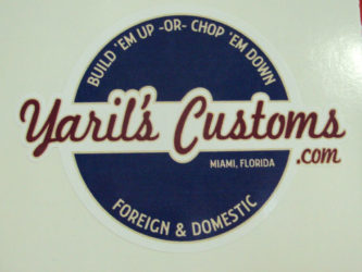 Yaril's Customs Stickers